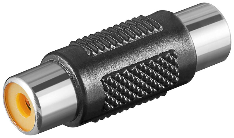 Goobay 11608 kabel kønsskifter RCA Sort