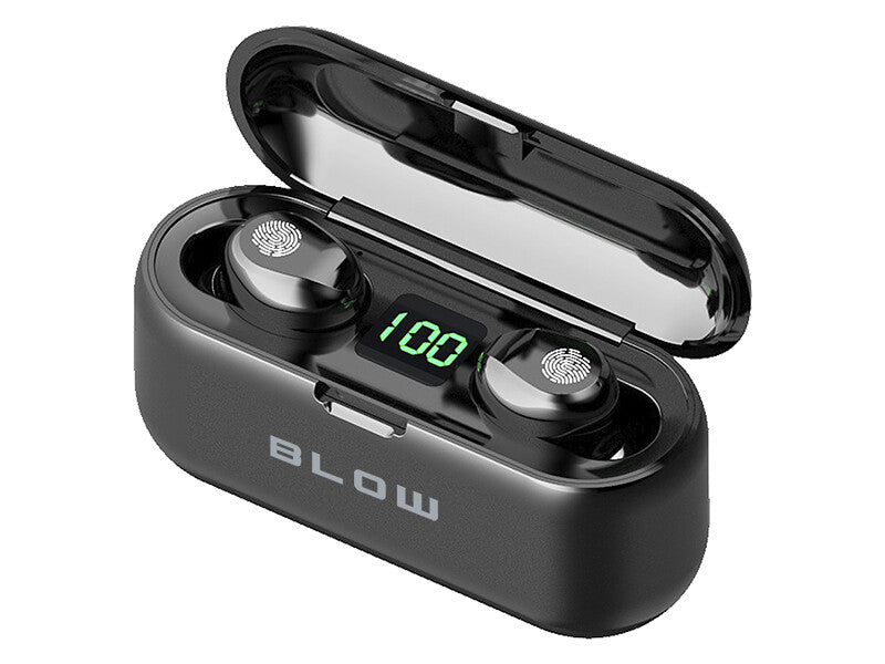 BLOW BTE200 Hovedtelefoner True Wireless Stereo (TWS) I ørerne Opkald/musik Bluetooth Sort