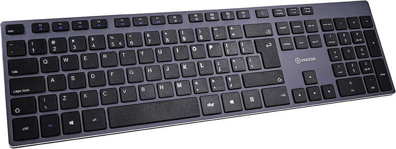 Voxicon DK-295WL-BLK/INT tastatur Kontor RF trådløst QWERTY International EER Sort