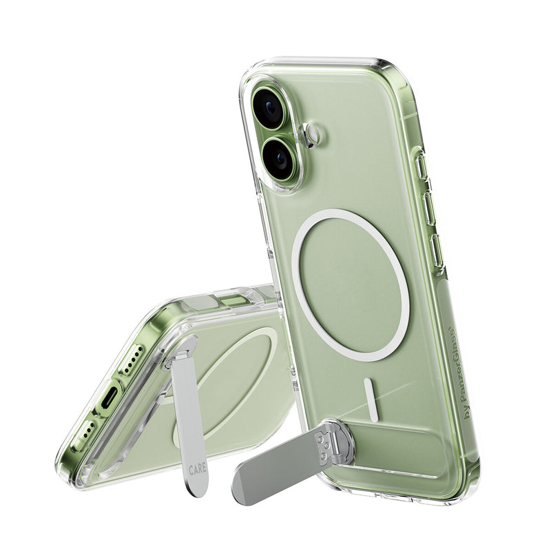 PanzerGlass CARE™ by ® Kickstand Case Transparent m. MagSafe iPhone 17