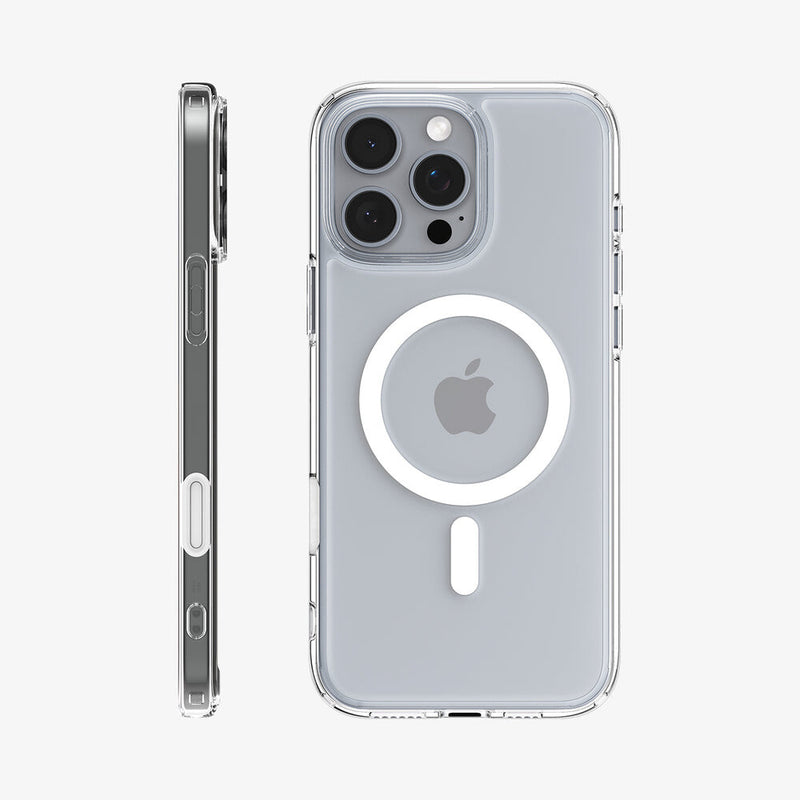 Spigen Ultra Hybrid T (MagFit) mobiltelefon etui 16 cm (6.3") Cover Transparent, Hvid