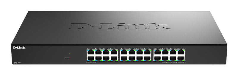 D-Link DMS-1024 Ikke administreret 2.5G Ethernet (100/1000/2500) Sort