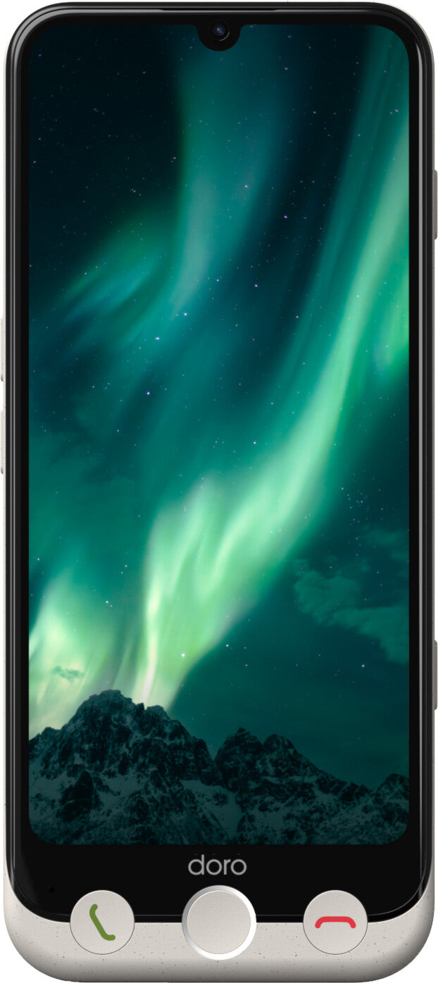 Doro Aurora 31 15,5 cm (6.1") Dual SIM Android 14 4G USB Type-C 6 GB 28 GB 5000 mAh Hvid
