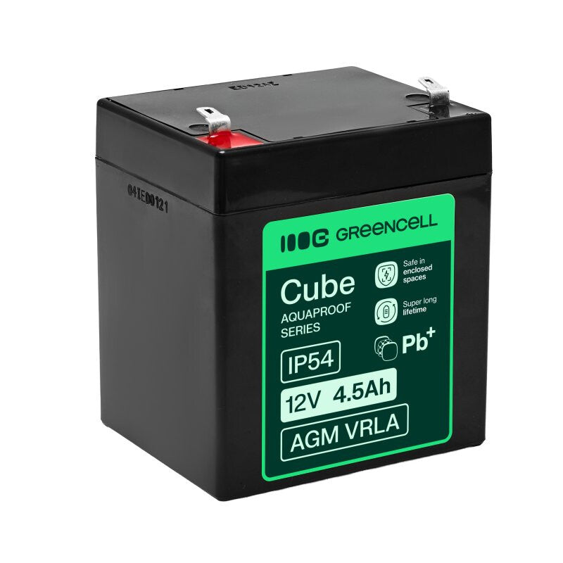 Green Cell AGM12V4-5AH-H UPS batteri Blybatterier (VRLA) 12 V 4,5 At