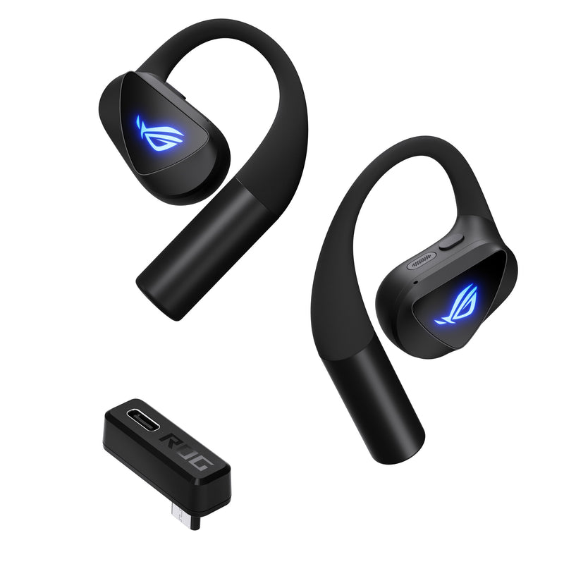 ASUS ROG Cetra Open Wireless Headset True Wireless Stereo (TWS) Ørekrog Spil Bluetooth Sort