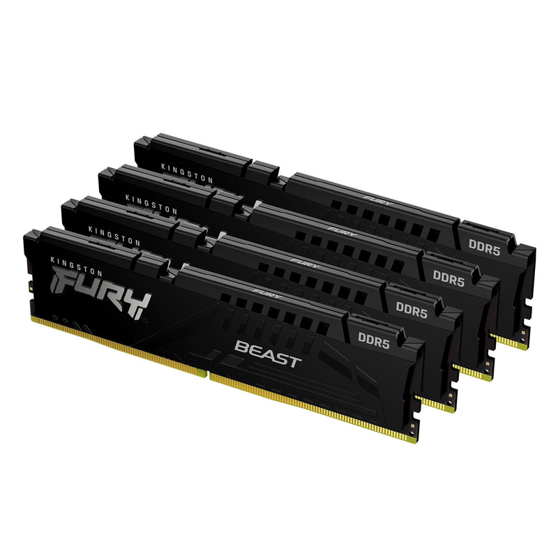 Kingston Technology FURY Beast 64GB 6000MT/s DDR5 CL40 DIMM (Sæt med 4) Black XMP