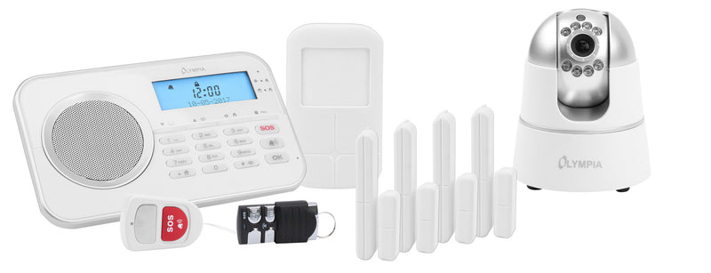 Olympia Protect 9881 sikkerhedsalarmsystem Hvid