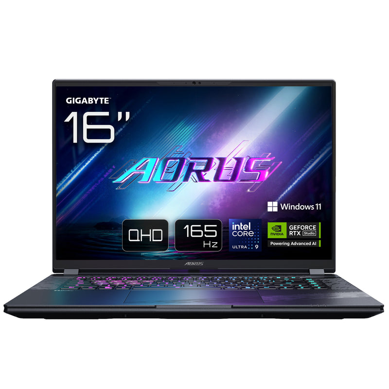 GIGABYTE AORUS ELITE 16 BWHC3NEC65SH laptop Intel Core Ultra 9 275HX 40,6 cm (16") WQXGA 32 GB DDR5-SDRAM 1 TB SSD NVIDIA GeForce RTX 5070 Wi-Fi 7 (802.11be) Windows 11 Home Grå