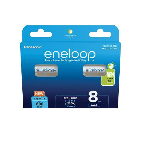 Panasonic BK-4MCDE/8BE husholdningsbatteri Genopladeligt batteri AAA