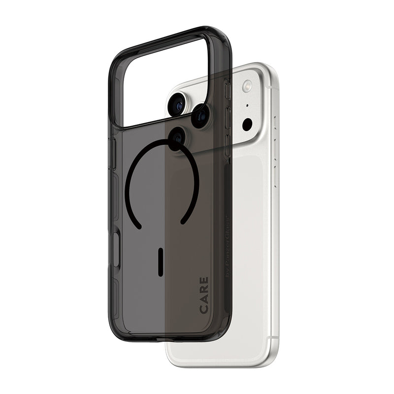 PanzerGlass CARE™ by ® Smokey Case m. Sort MagSafe iPhone 17 Pro Max