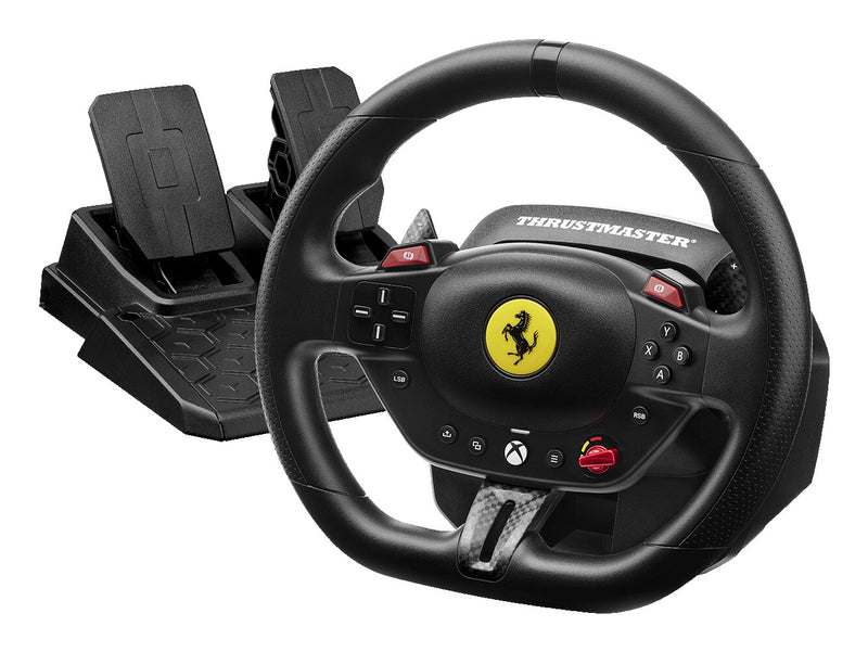 Thrustmaster T98 Ferrari 296 GTS Sort USB Rat + Pedaler Analog/digital PC, Xbox One, Xbox Series S, Xbox Series X, Xbox One X, Xbox One S
