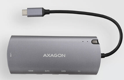 Axagon HMC-6M2 dockingstation Ledningsført USB 3.2 Gen 1 (3.1 Gen 1) Type-C Aluminium