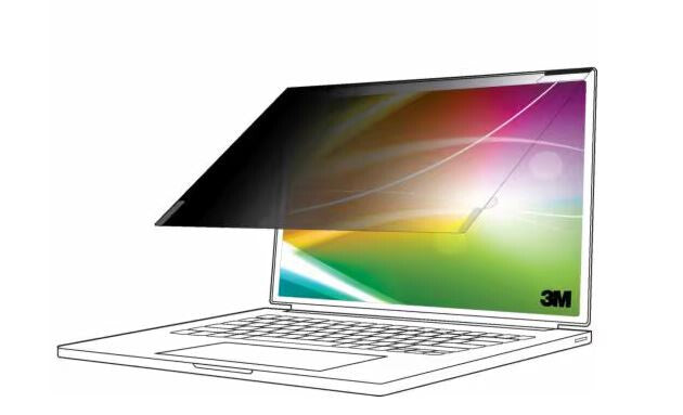 3M BP150C3E antirefleks skærm 38,1 cm (15") Laptop Rammeløst display privatlivsfilter