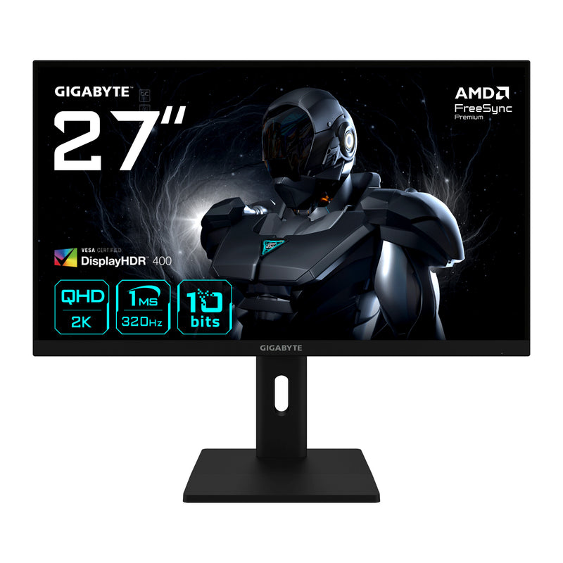 GIGABYTE G27Q3 computerskærm 68,6 cm (27") 2560 x 1440 pixel Quad HD LED Sort