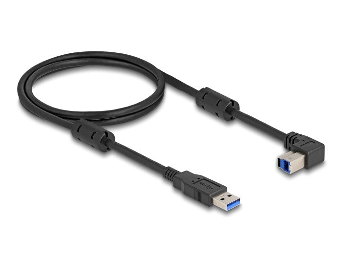 DeLOCK 81104 USB-kabel USB 3.2 Gen 1 (3.1 Gen 1) 1 m USB A USB B 5 Gbit/sek. Sort