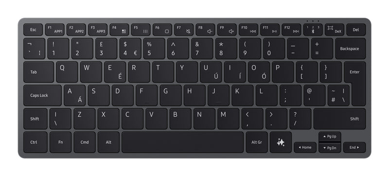 Samsung EJ-B7800 QWERTZ Tysk Bluetooth Grå