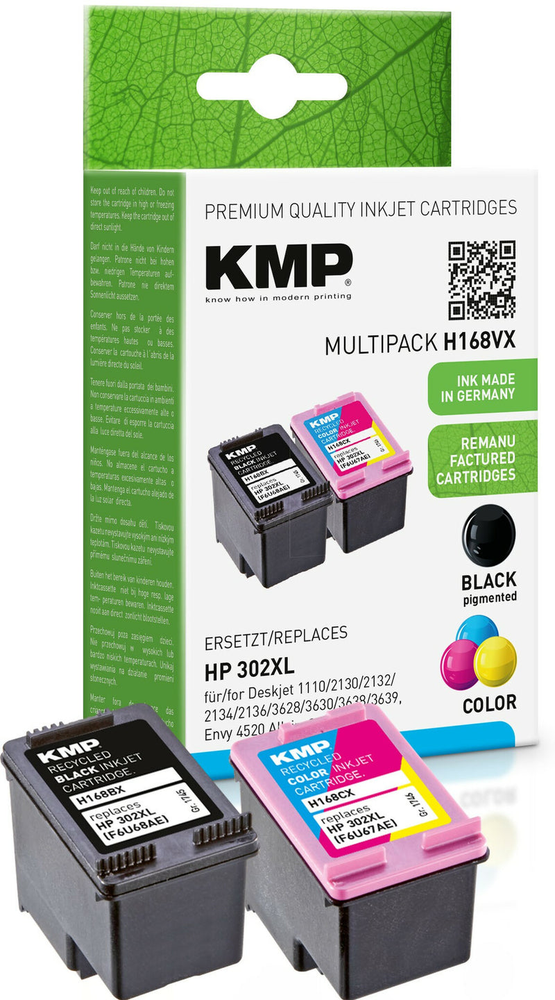 KMP H168V blækpatron Sort, Blå, Magenta, Gul