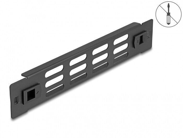 DeLOCK 66984 tilbehør til rack Blank udluftningspanel