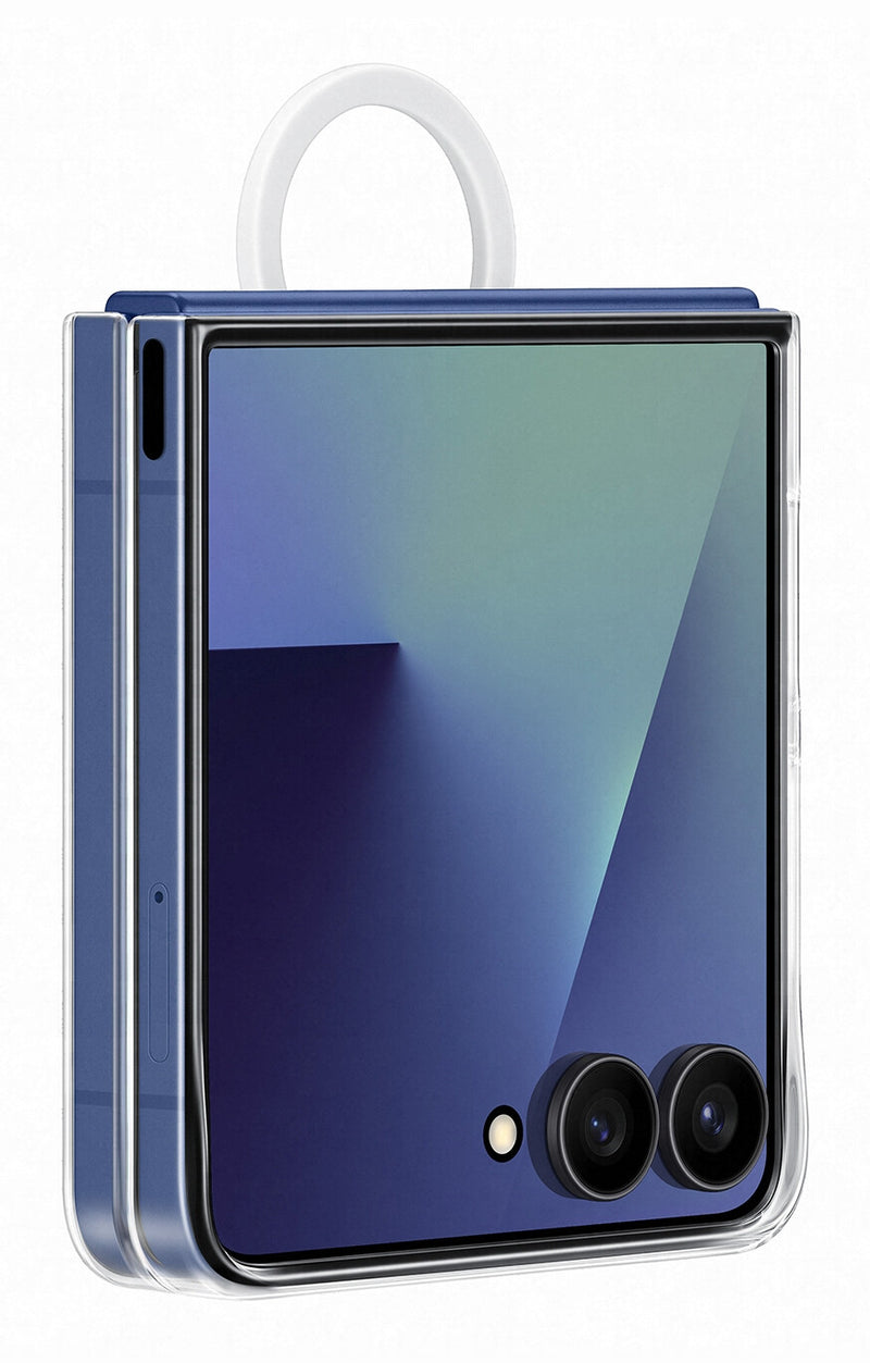 Samsung EF-QF766CTEGWW mobiltelefon etui 17,4 cm (6.85") Cover Transparent