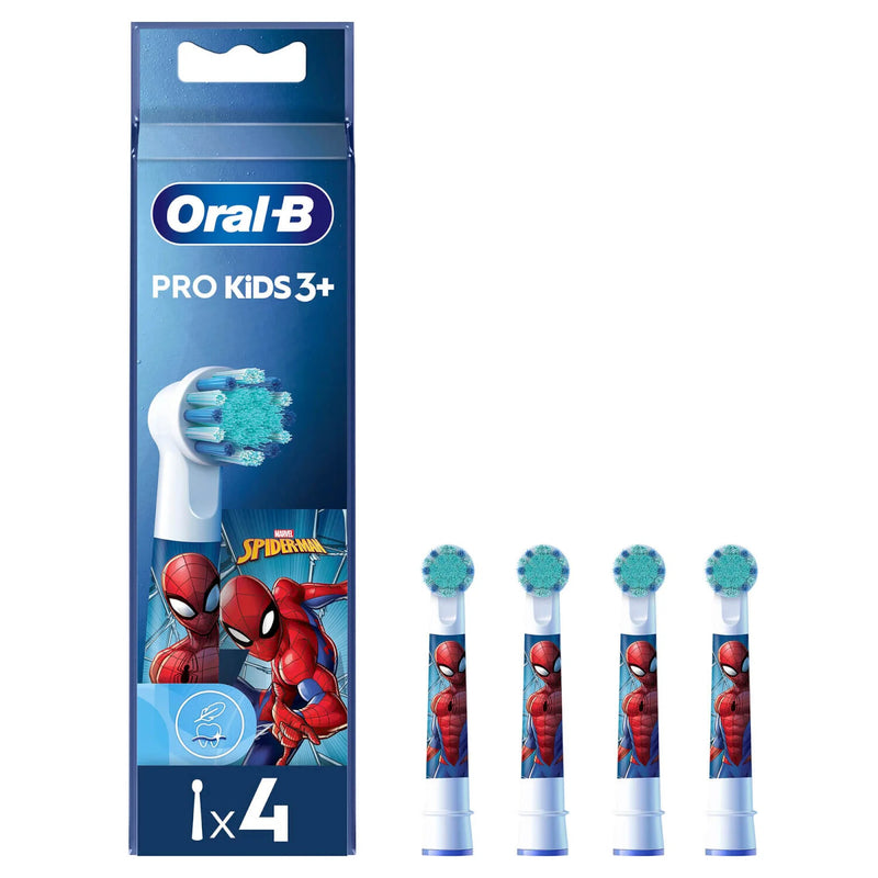 Oral-B Kids Pro Kids3+ 4 stk Flerfarvet, Hvid