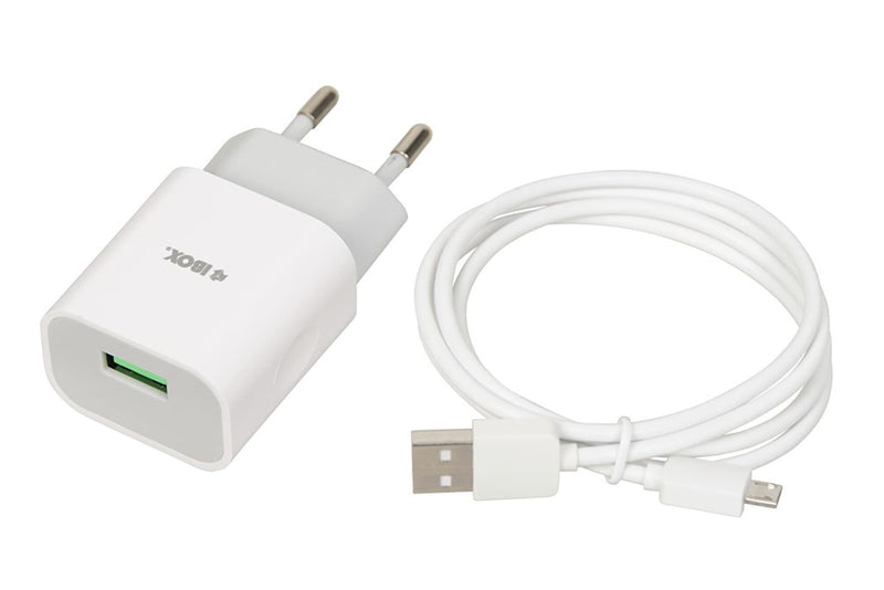iBox ILUC41W oplader til mobil enhed Universel Hvid Vekselstrøm Indendørs