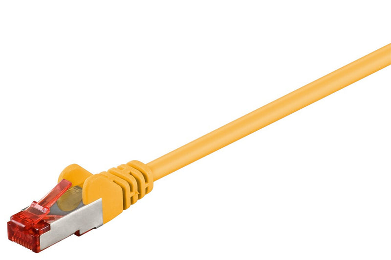 Goobay 92453 netværkskabel Gul 0,15 m Cat6 S/FTP (S-STP)