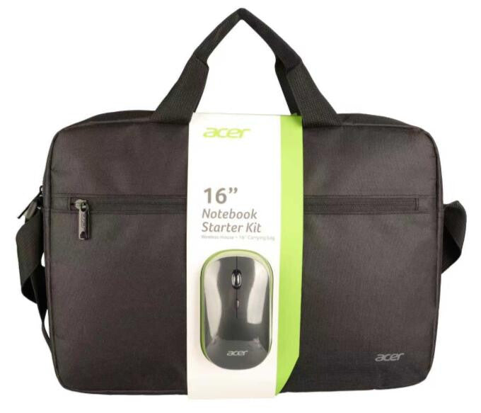 Acer GP.ACC11.03V taske og etui til laptop 40,6 cm (16") Mappe Sort