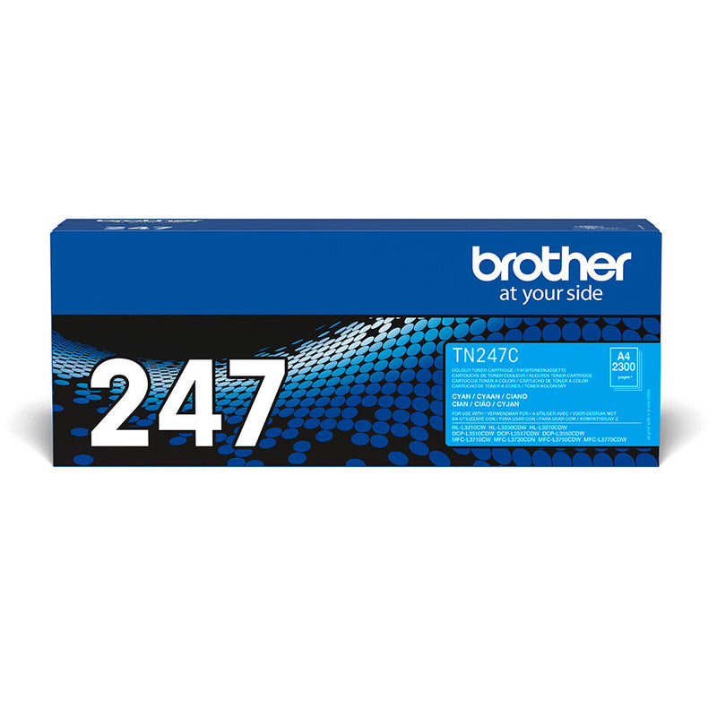 Brother TN-247C tonerpatron 1 stk Original Blå