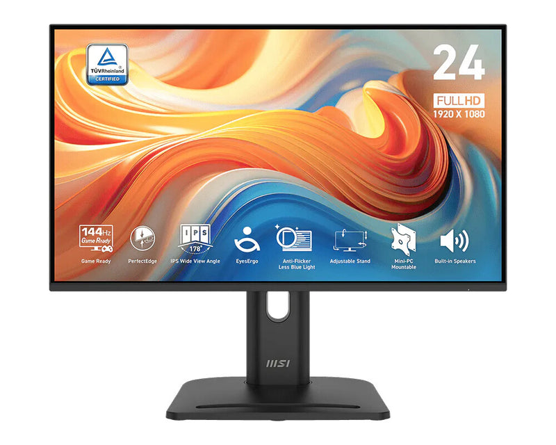 MSI PRO MP245PGDE E14 computerskærm 60,5 cm (23.8") 1920 x 1080 pixel Fuld HD LED Sort