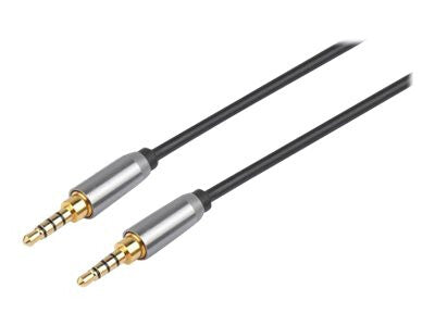 Prokord AUDIO-0010 lydkabel 0,5 m 3.5mm Sort