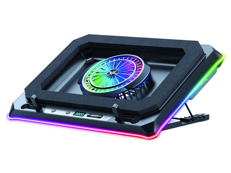 Conceptronic THYIA04B køling til laptop 48,3 cm (19") 1700 rpm Sort