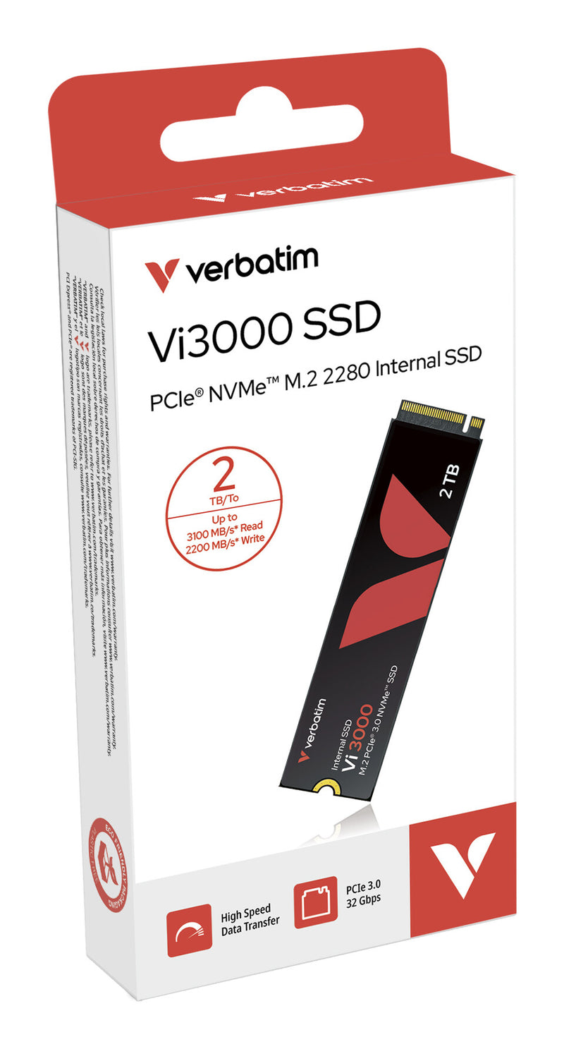 Verbatim Vi3000 2 TB M.2 PCI Express 3.0 NVMe