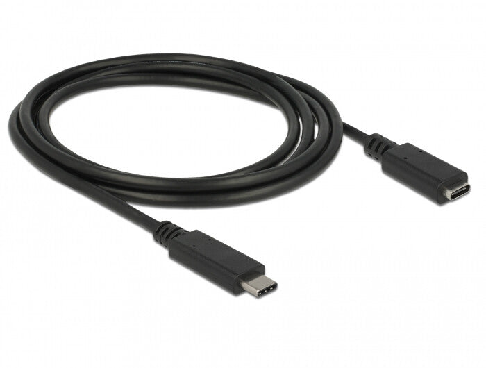 DeLOCK 85534 USB-kabel USB 3.2 Gen 1 (3.1 Gen 1) 1,5 m USB C Sort