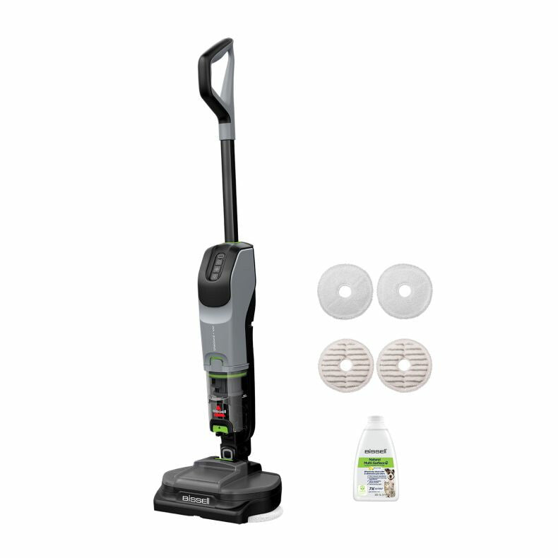Bissell SpinWave + Vac Pet Pro Stick vakuum Batteri Tør&våd Cyclonisk Støvpose 0,4 L Sort, Grå