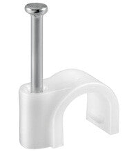 Goobay KBCR 12 (100) kabelholder Hvid 100 stk