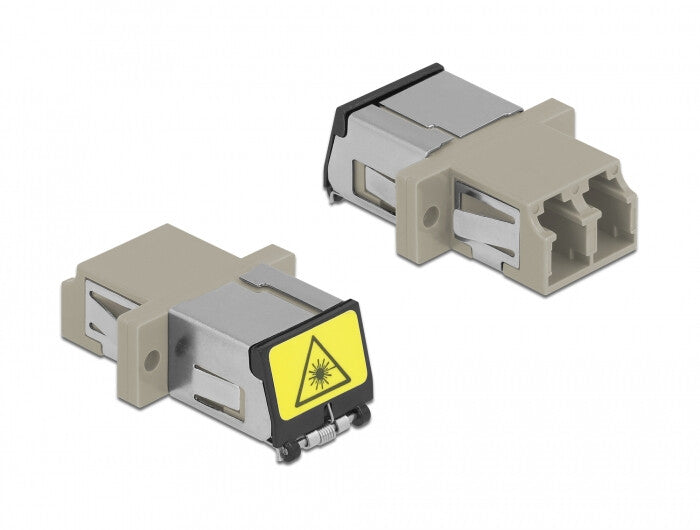 DeLOCK 86899 fiber adapter LC/LC 1 stk Beige
