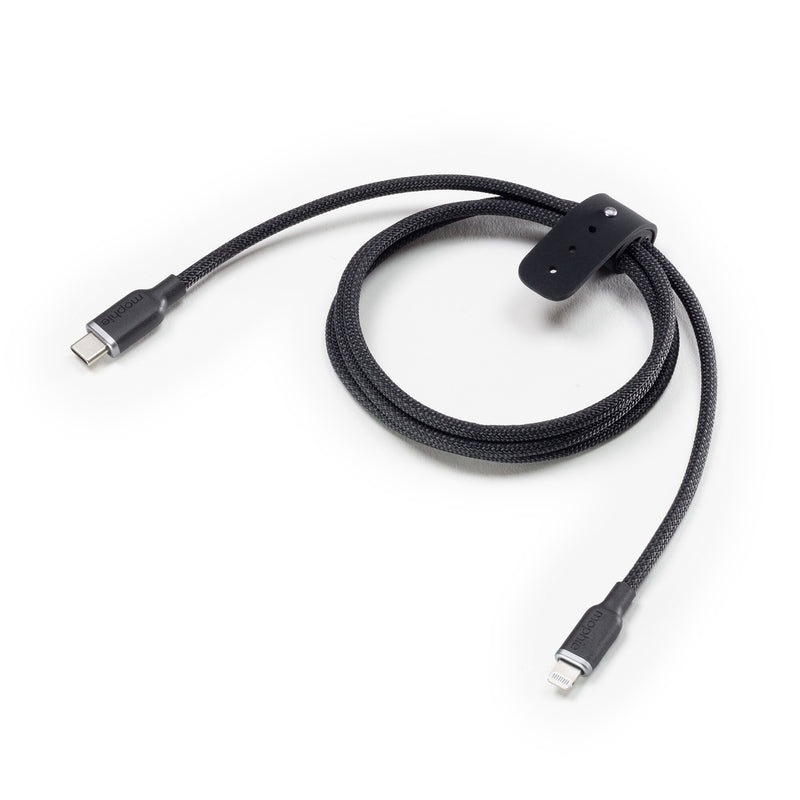 ZAGG 409912831 kabel til mobiltelefon Sort 1 m USB C Lightning