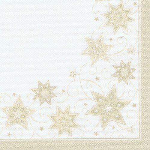 Papstar 82446 serviet Champagne 20 stk