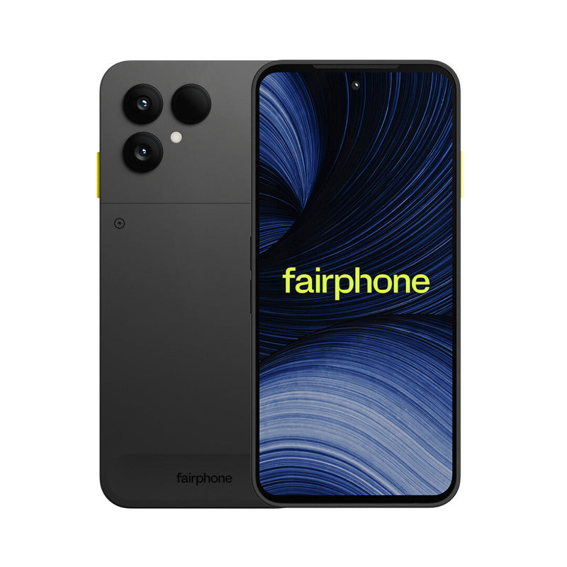 Fairphone The (Gen 6+) 16 cm (6.31") Dual SIM Android 16.0 5G USB Type-C 12 GB 256 GB 4415 mAh Sort