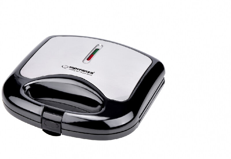 Esperanza ASIAGO sandwichtoaster 1000 W Sort, Hvid