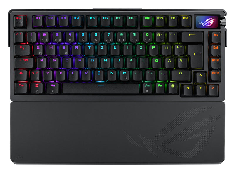ASUS ROG Azoth Extreme tastatur Spil USB + RF Wireless + Bluetooth QWERTZ Sort