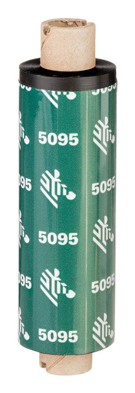 Zebra 5095 Resin varmebånd 450 m Sort