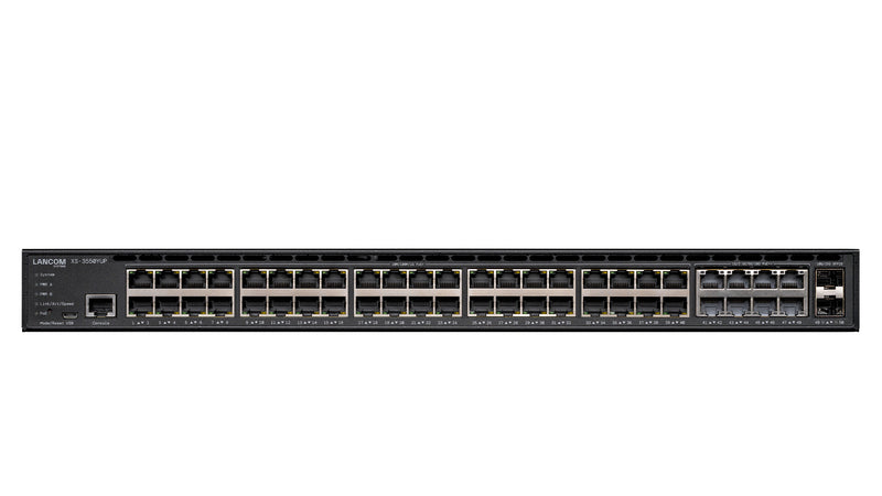 LANCOM XS-3550YUP Administreret L2/L3 10G Ethernet (100/1000/10000) Strøm over Ethernet (PoE) 1U Sort
