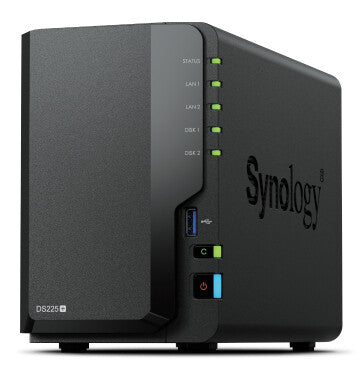 Synology DiskStation DS225+ 2 Bay NAS Desktop Intel® Celeron® J4125 2 GB DDR4 Synology DSM Sort