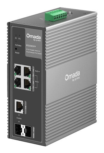TP-Link IES206GPP netværksswitch Administreret Gigabit Ethernet (10/100/1000) Strøm over Ethernet (PoE) Sort