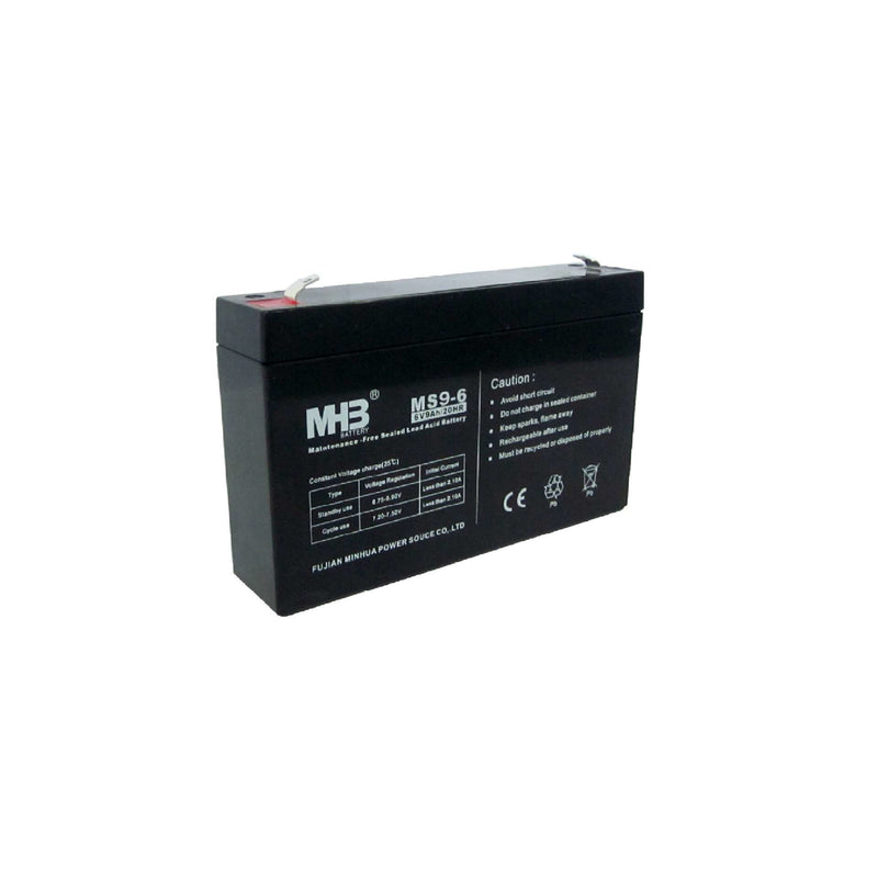 PowerWalker MHB MS9-6 Blybatterier (VRLA) 6 V 9 At
