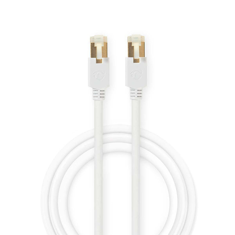 Nedis CCGB85221WT100 netværkskabel Hvid 10 m Cat6 S/FTP (S-STP)