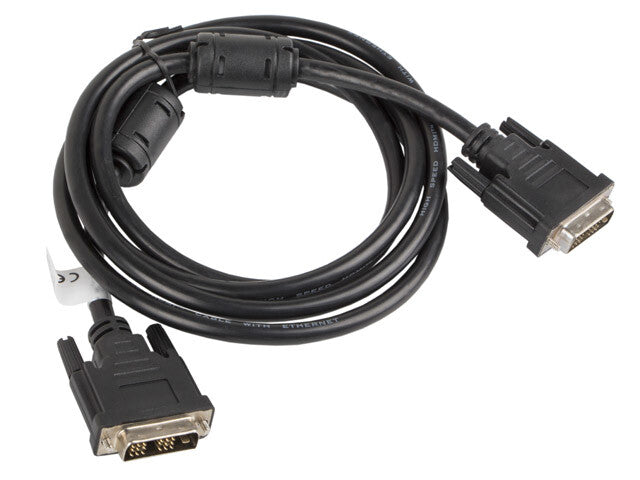 Lanberg CA-DVIS-10CC-0018-BK DVI kabel 1,8 m DVI-D Sort