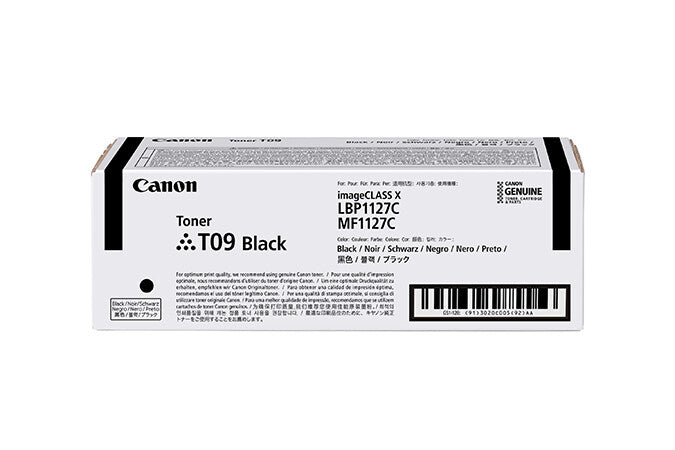 Canon TONER T09 BK tonerpatron 1 stk Original Sort