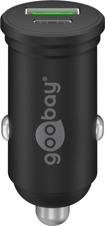 Goobay 61739 oplader til mobil enhed Smartphone Sort Cigartænder Hurtig opladning Indendørs